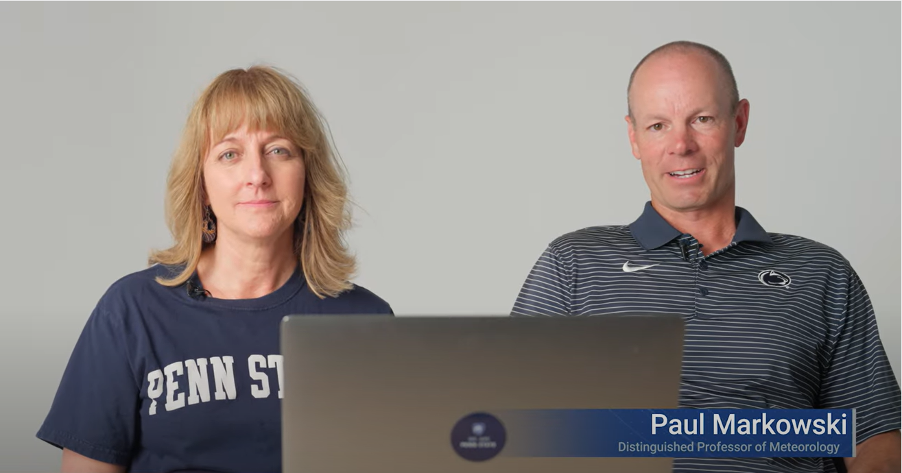 Penn State tornado scientists Yvette Richardson and Paul Markowski react to the 2024 "Twisters" film to separate science fact from science fiction. 